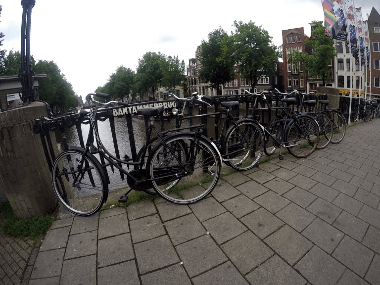 Bicicletas en Ámsterdam, Holanda