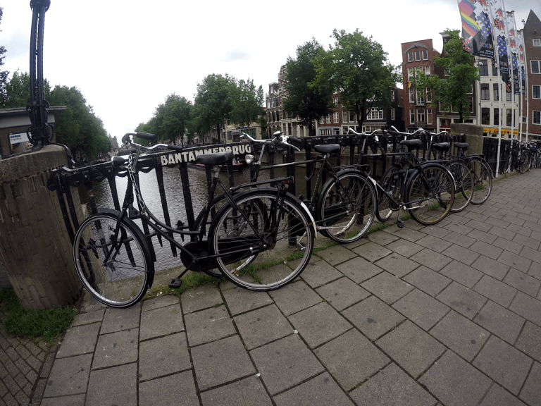 Bicicletas en Ámsterdam, Holanda