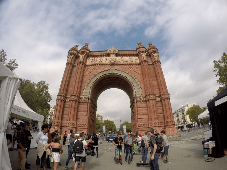 Arco del Triunfo de Barcelona - España
