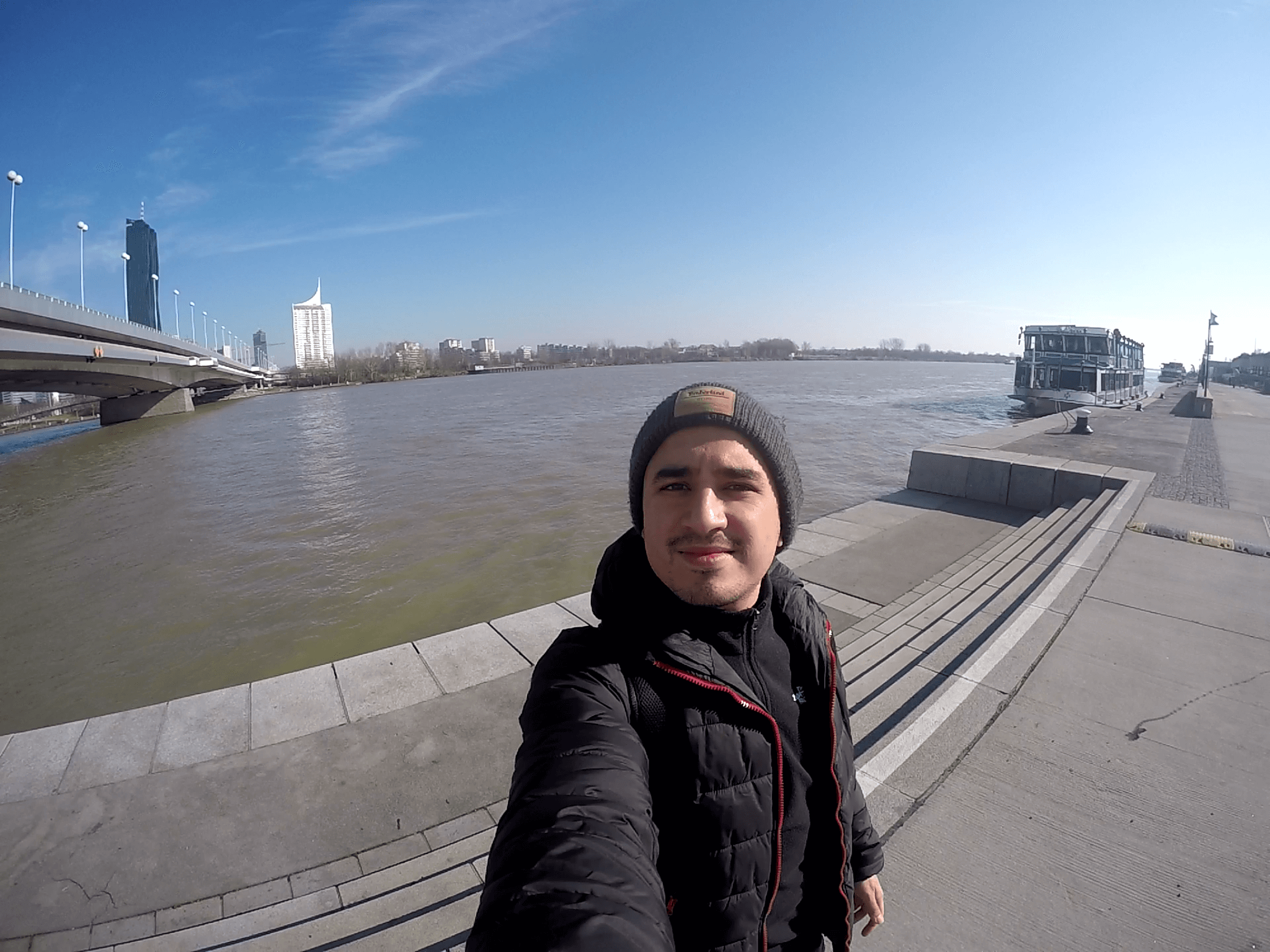 Caminar por el río Danubio, Viena