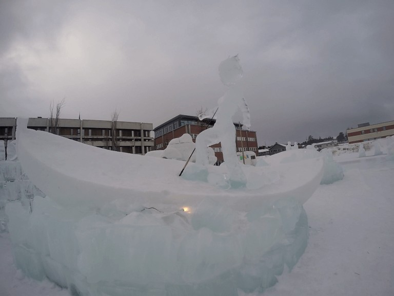 Esculturas de Hielo en Alta, Noruega