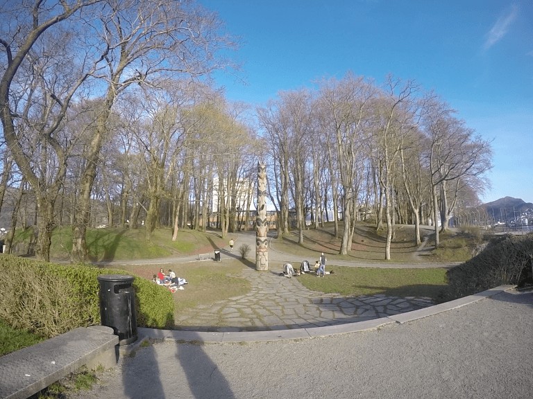 Parque Nordnesparken en esta ciudad de Noruega