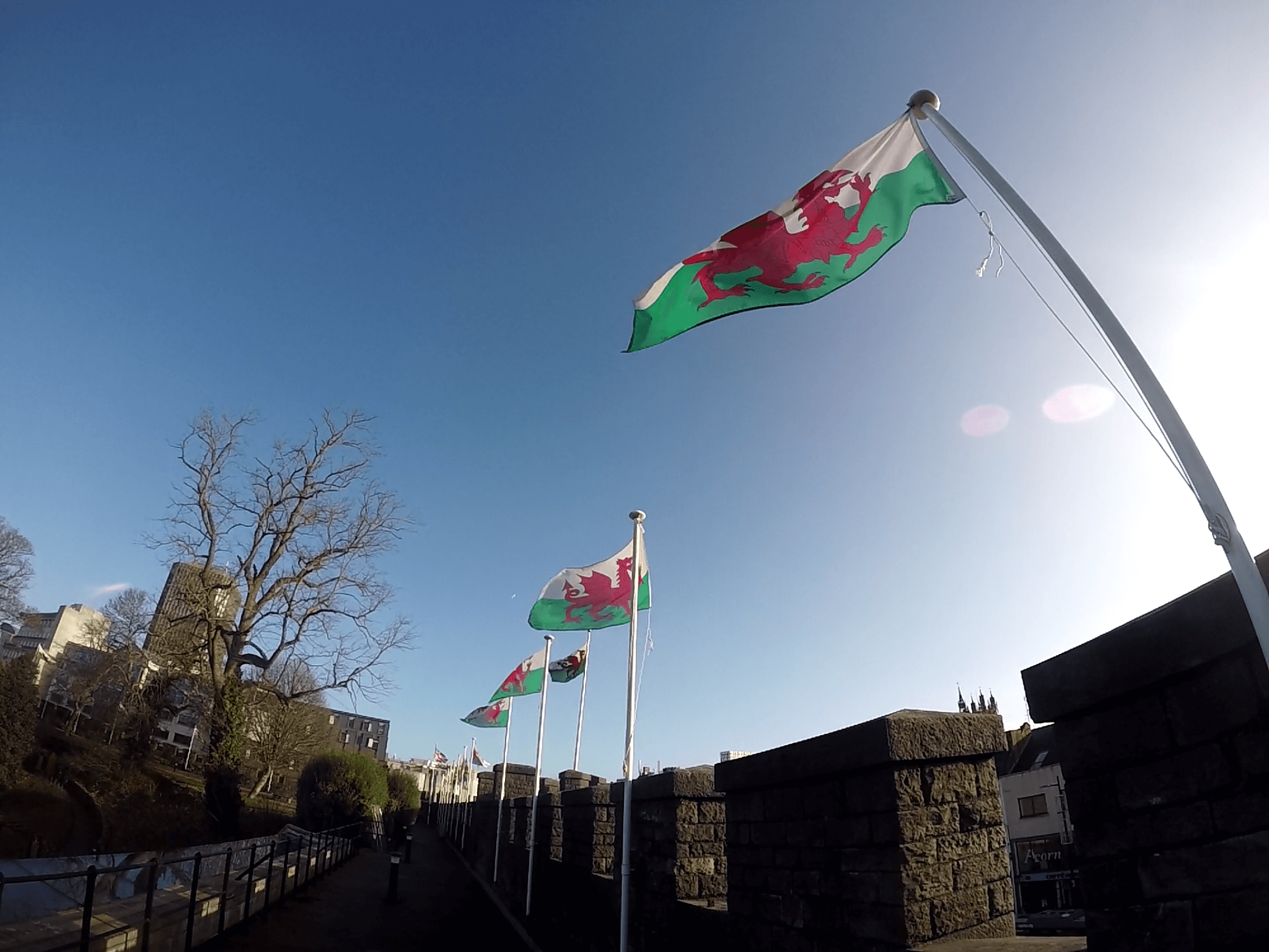 Murallas del Castillo de Cardiff