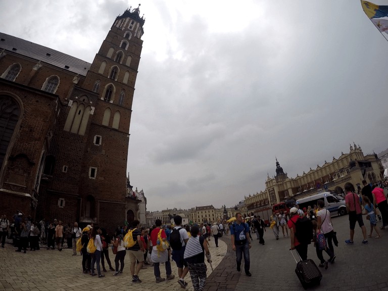 Plaza del Mercado de Cracovia, Polonia
