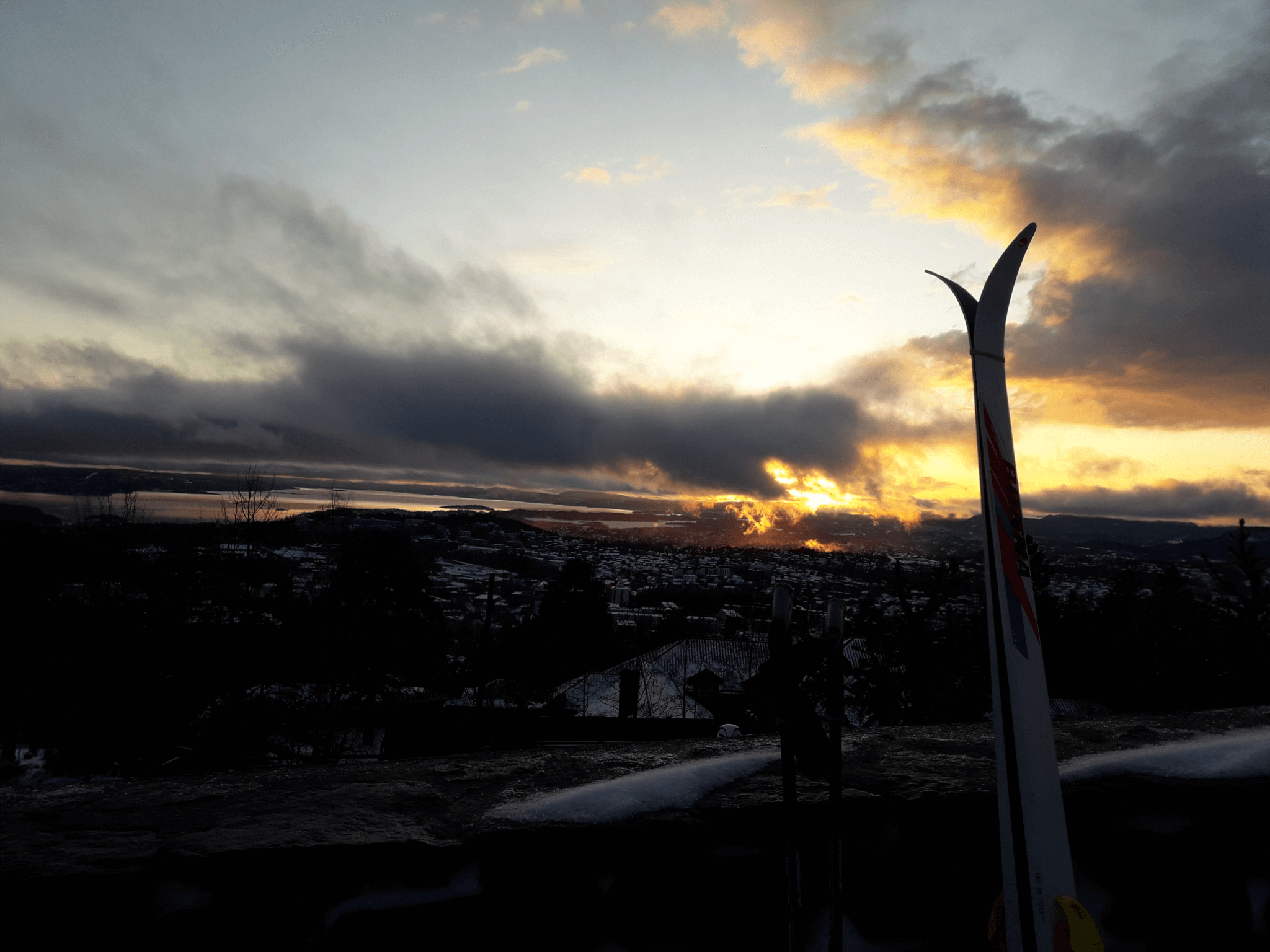 Esquiando Oslo, Noruega