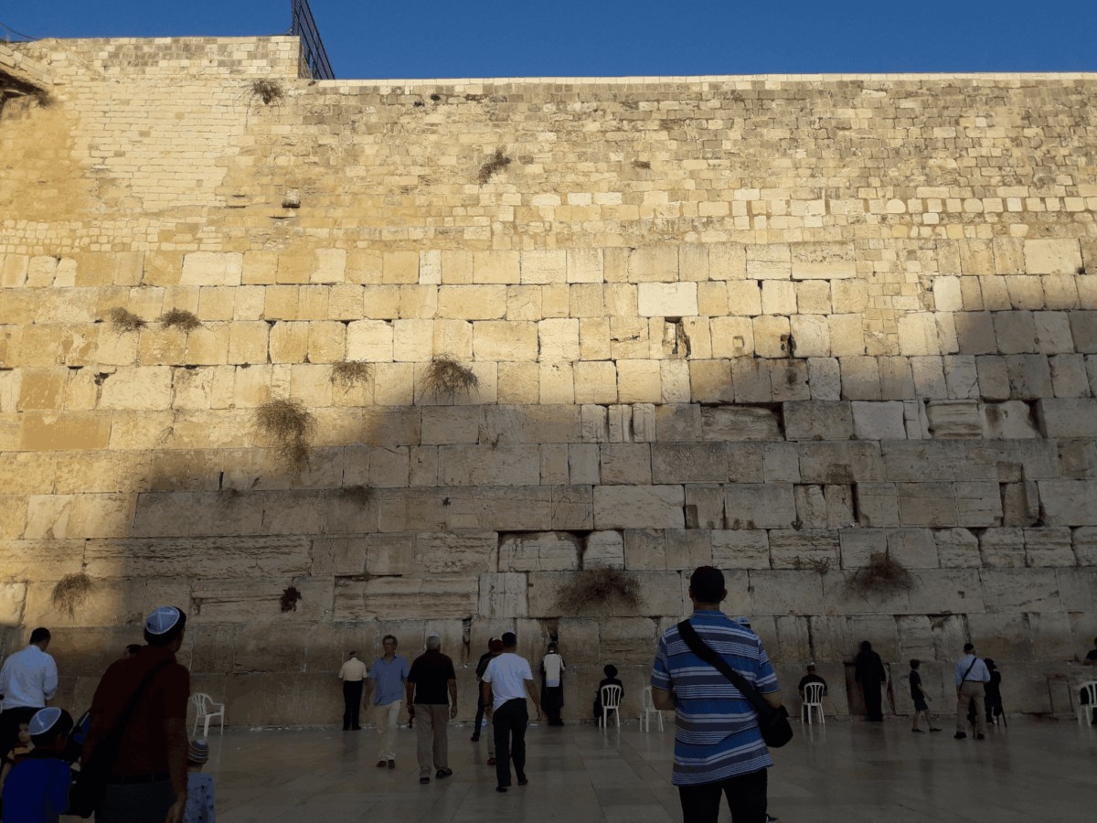 El muro de las Lamentaciones o Muro de los Lamentos - Jerusalen