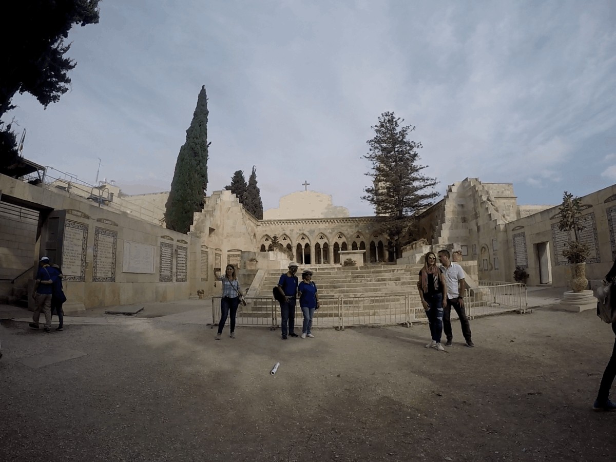 Iglesia en la cima del Monte de los Olivos en Israel
