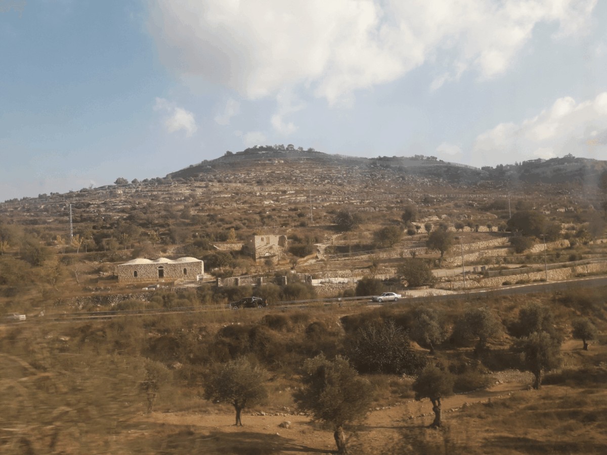 Vistas a las afueras de la ciudad de Jerusalén