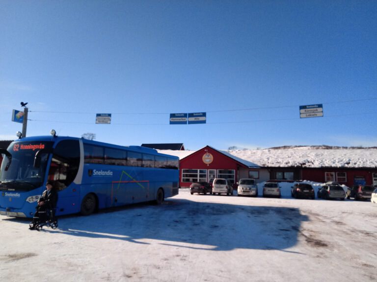 Autobus de Alta a Honningsvåg
