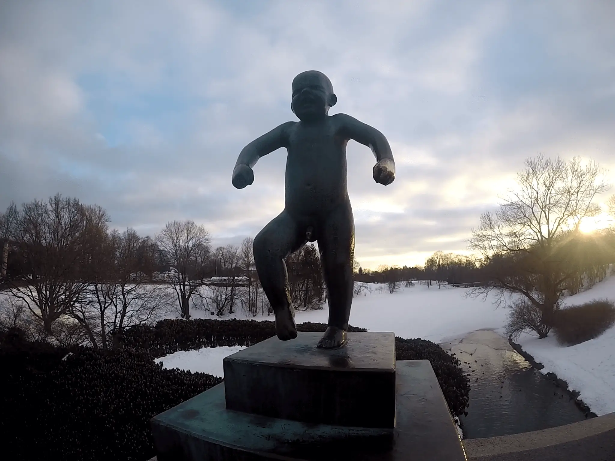 Estatua niño llorón o malcriado, Parque Vigeland