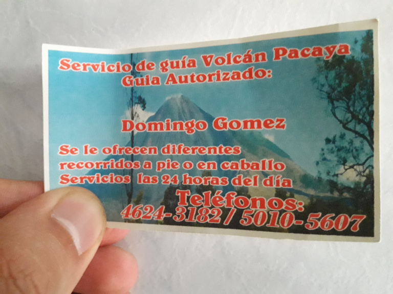Guía turístico al volcán de Pacaya recomendado