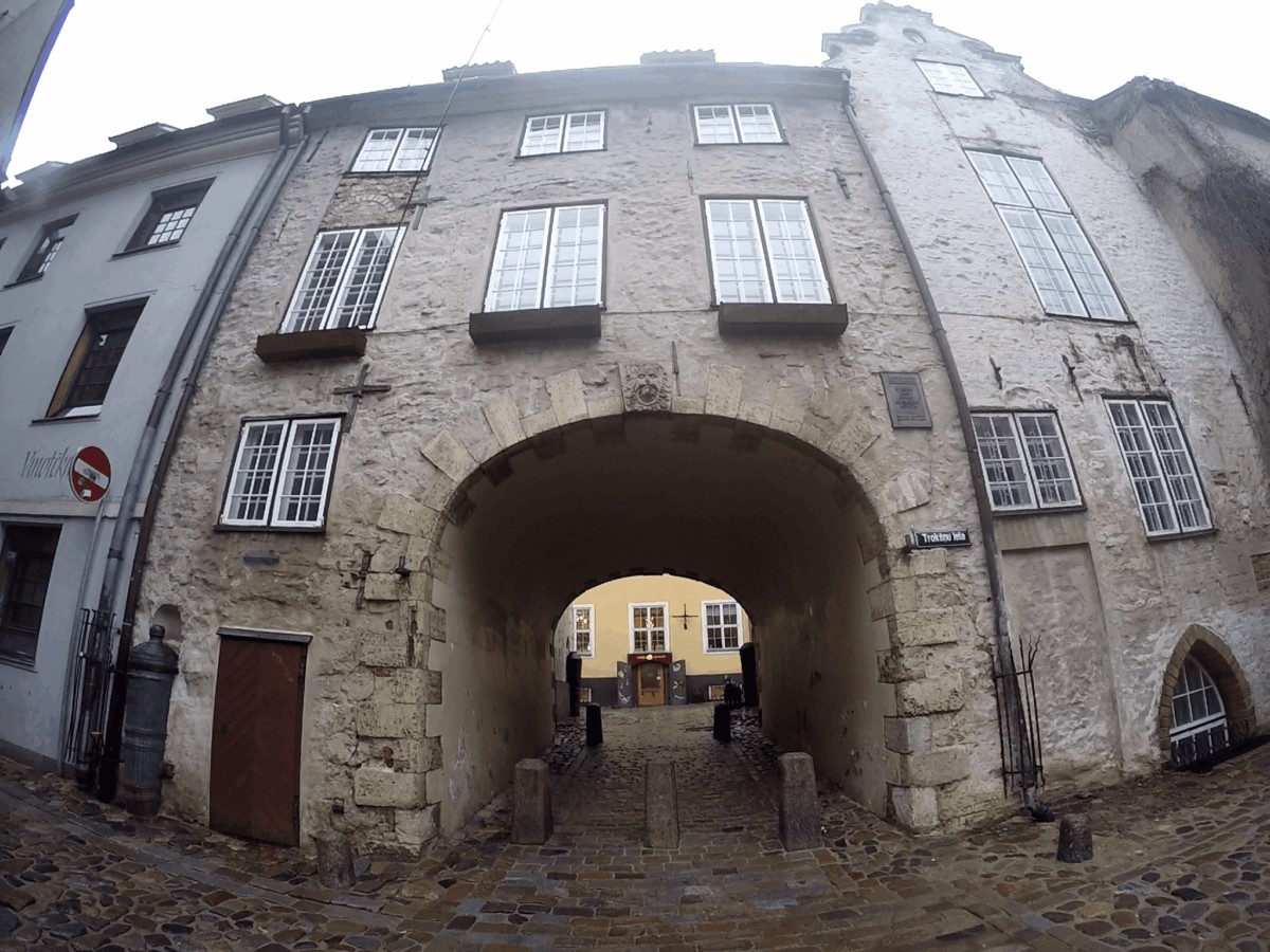 Puerta Sueca en la capital de Letonia