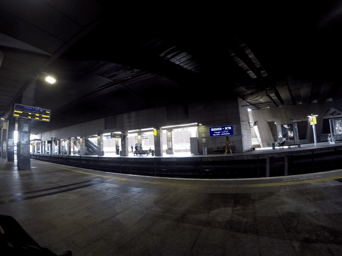 Estación de trenes en Israel