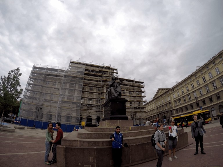 Estatua de Copernico, Varsovia - Polonia