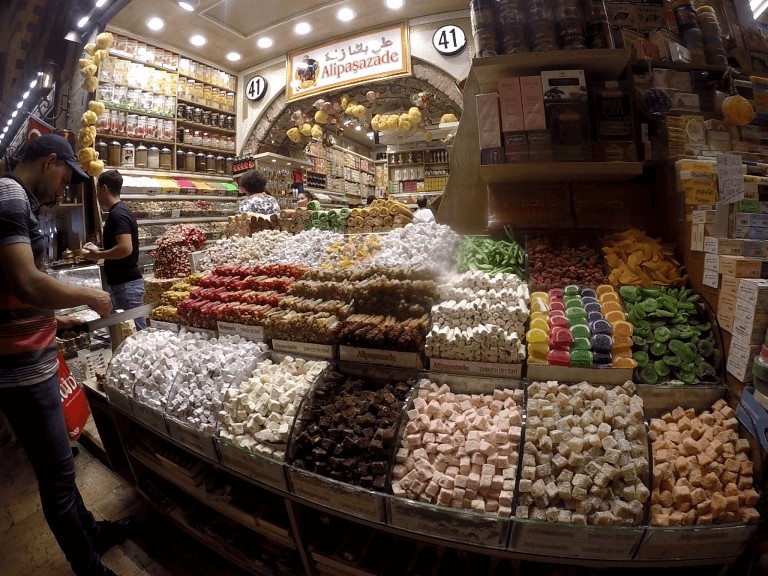 El gran Bazar de Estambul ( Kapalıçarşı), Estambul - Turquia