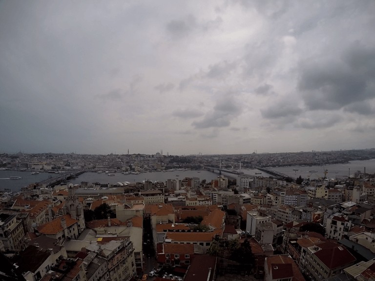 Vistas al Bósforo desde la torre Gálata