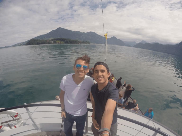 Visitando el monte pilatus en Suiza
