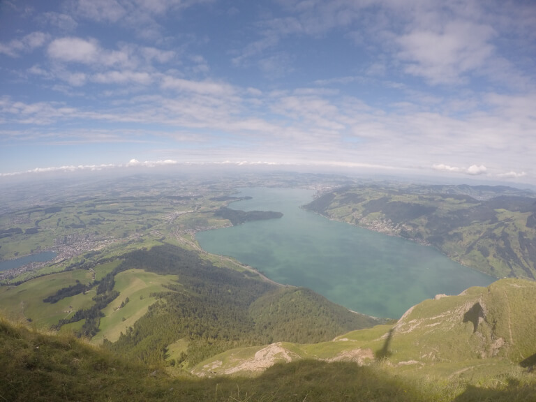 Vistas desde Pilatus Berg en Lucerna