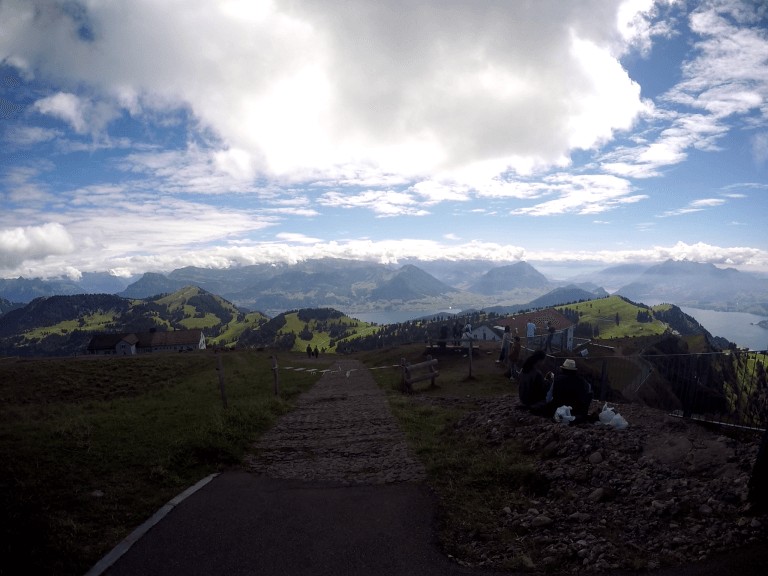Vistas desde la cima de Pilatus Berg