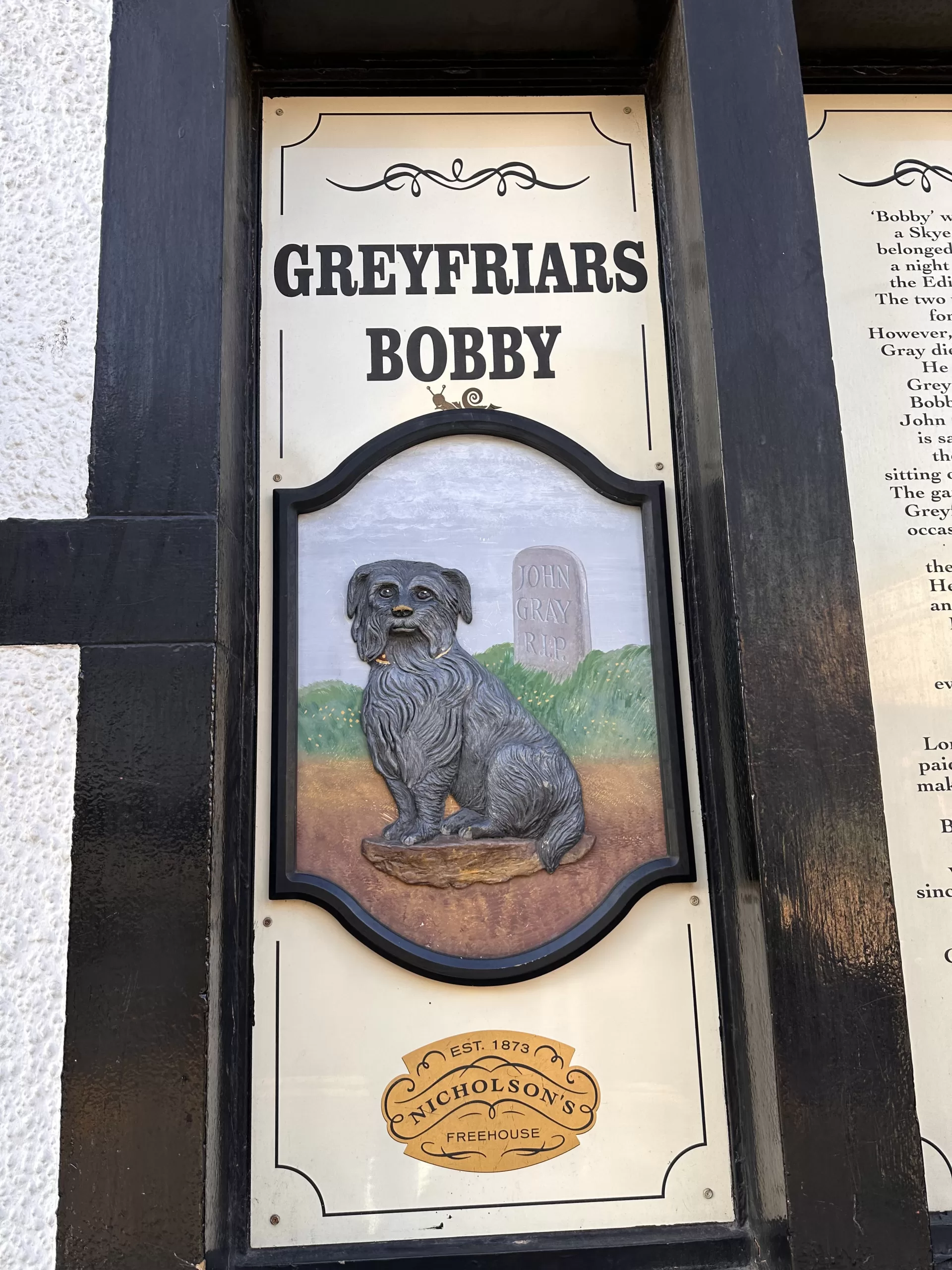 Perro Bobby en Greyfriars