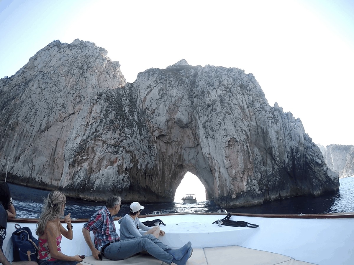Los farallones de Capri