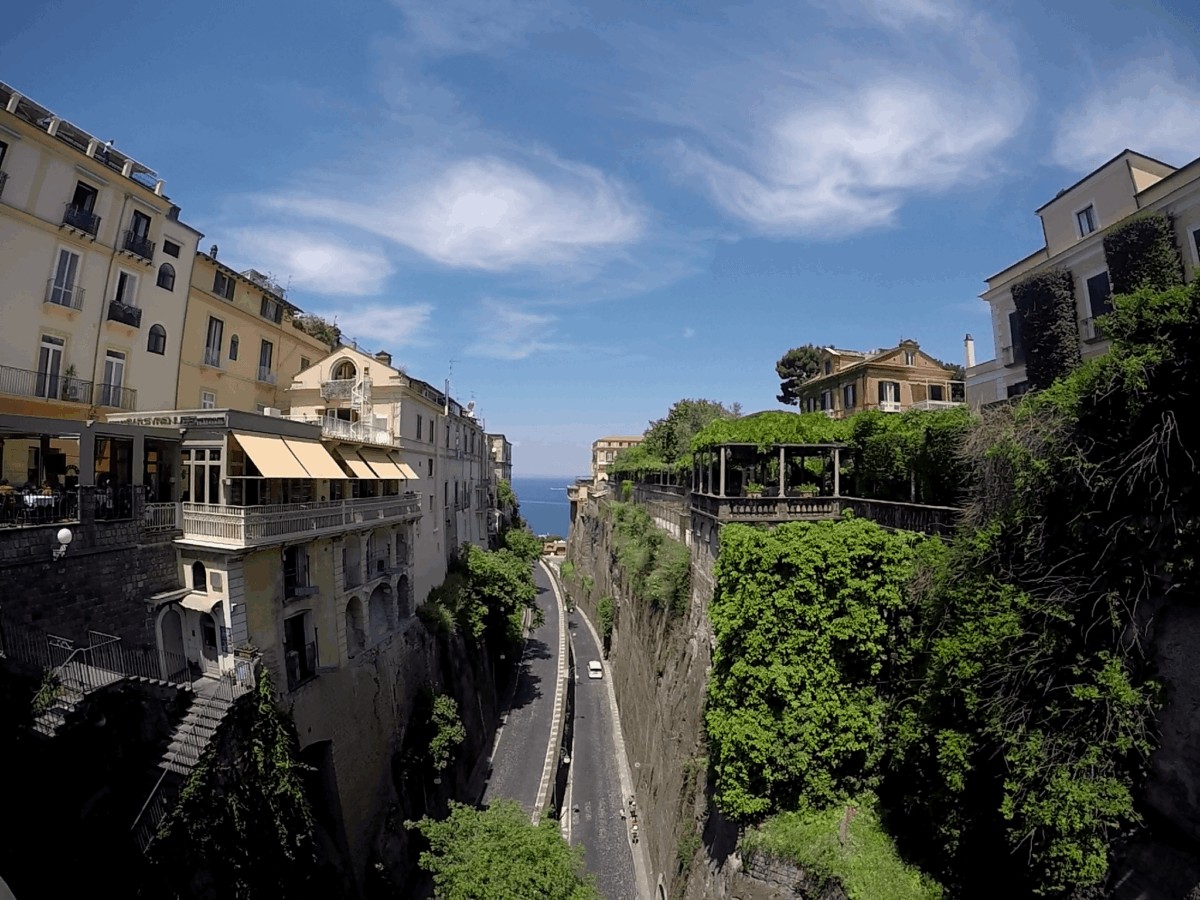 Vistas al golfo de napoles Viaje a Sorrento