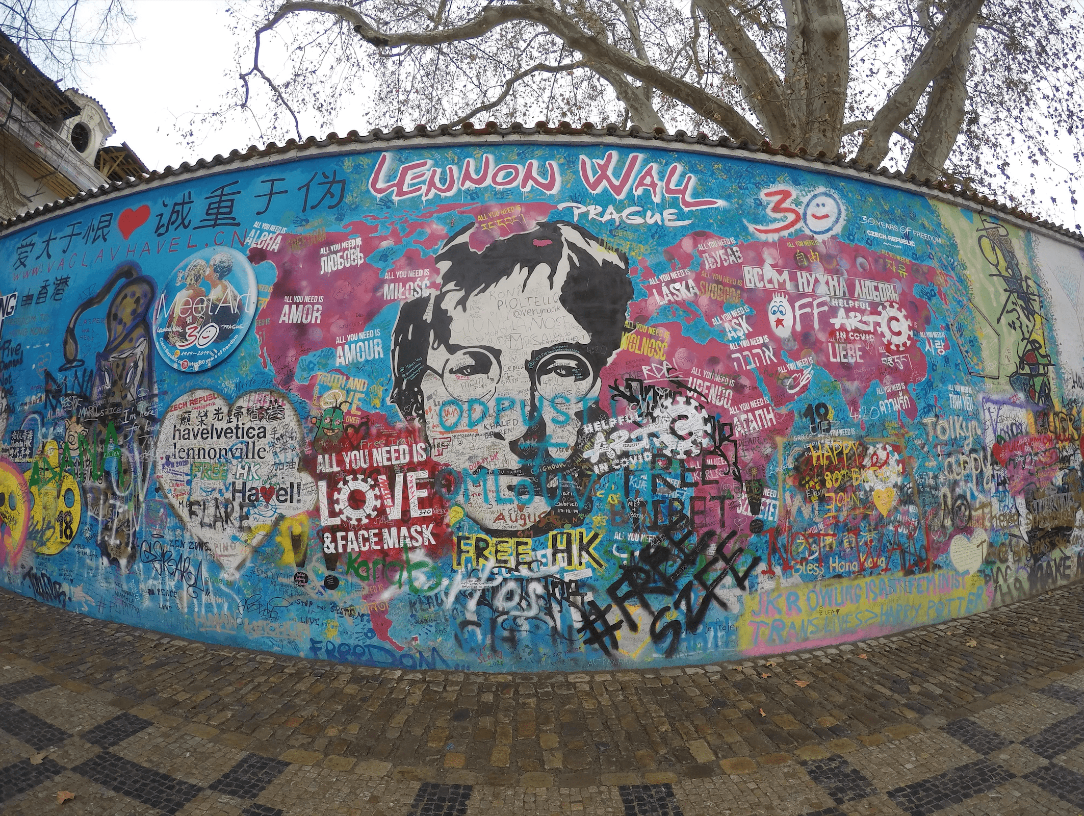 Muro de John Lennon, Praga