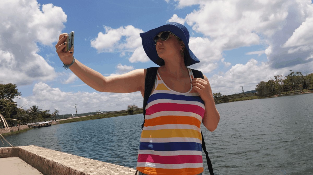Isla de Flores en el lago Petén Itza - Guatemala