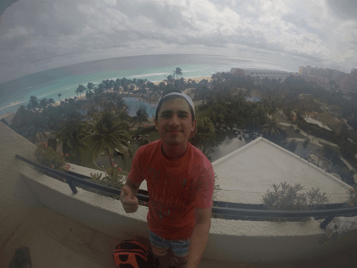 Vistas al mar Caribe en México