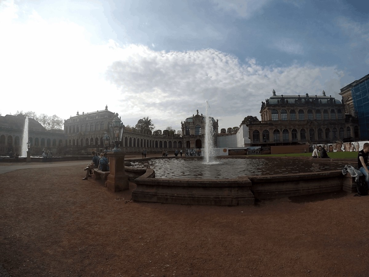 Palacio Zwinger en Dresden, Alemania