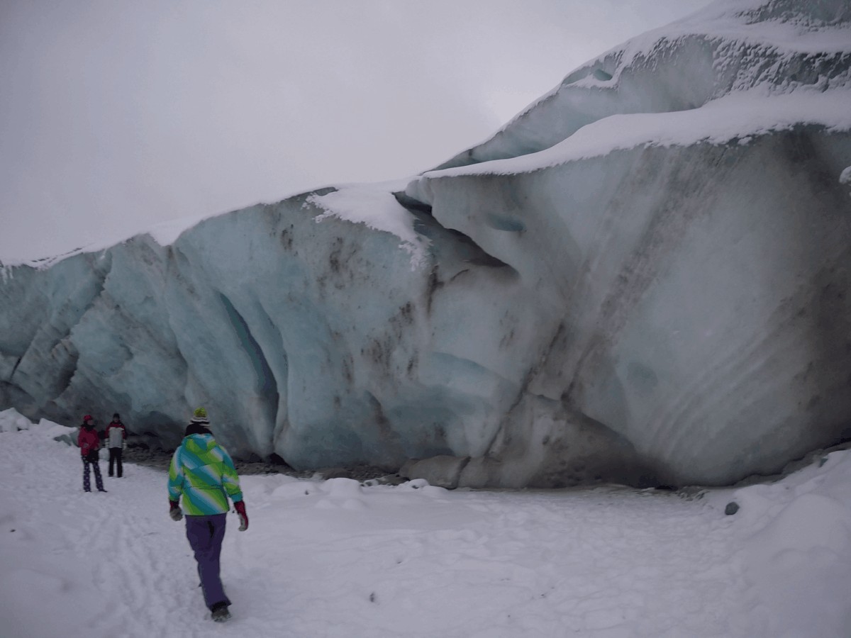 Glaciar en los Alpes Suizos