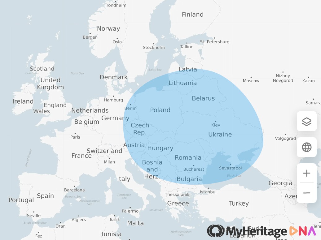 MyHeritage Test de ADN: Europa del Este