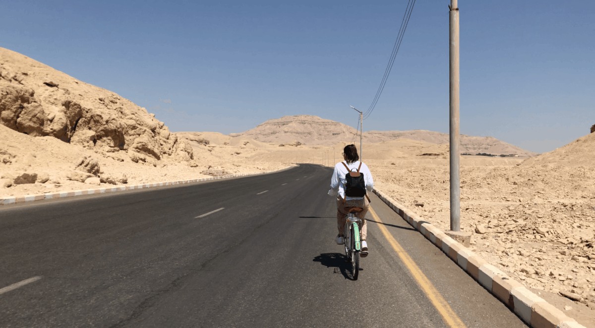 Visita el West Bank, Egipto en bicicleta