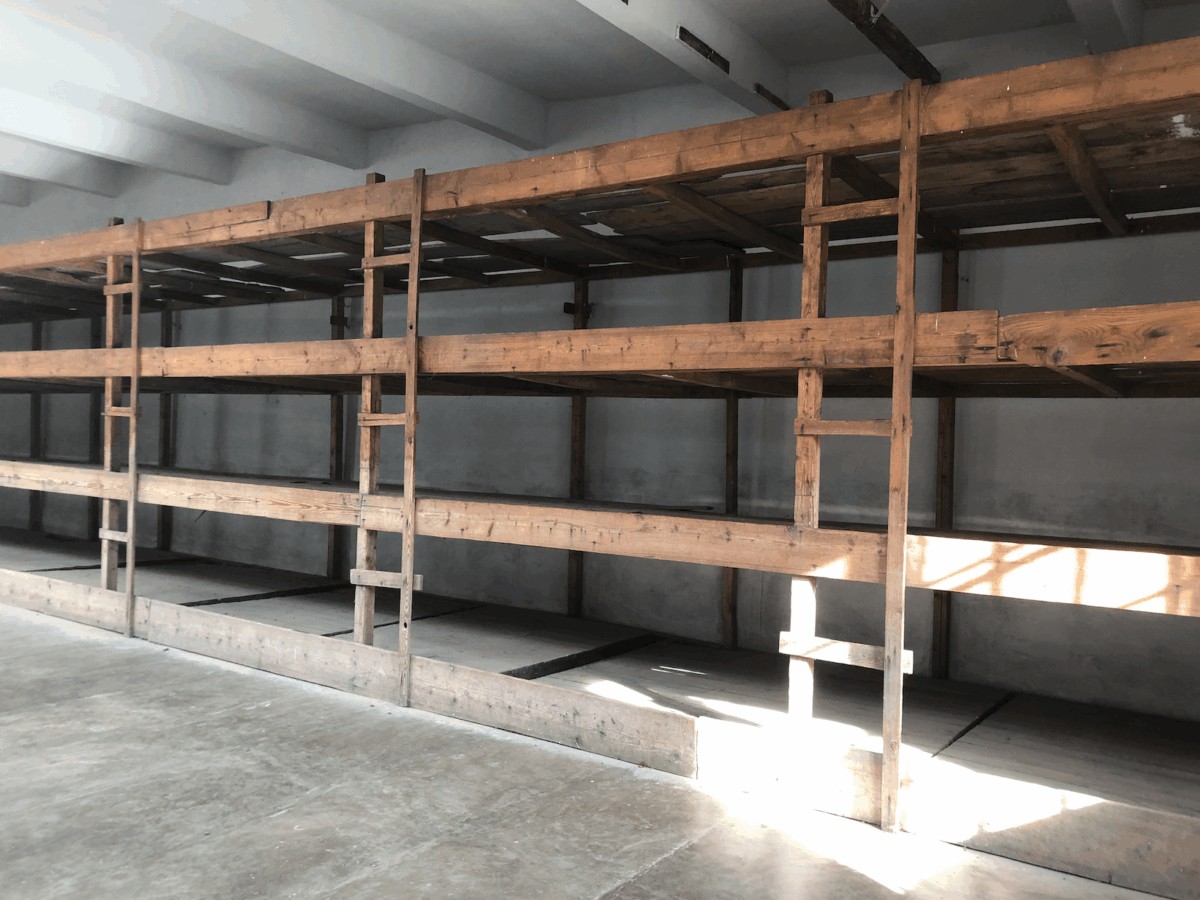 Foto del interior de las barracas - República Checa