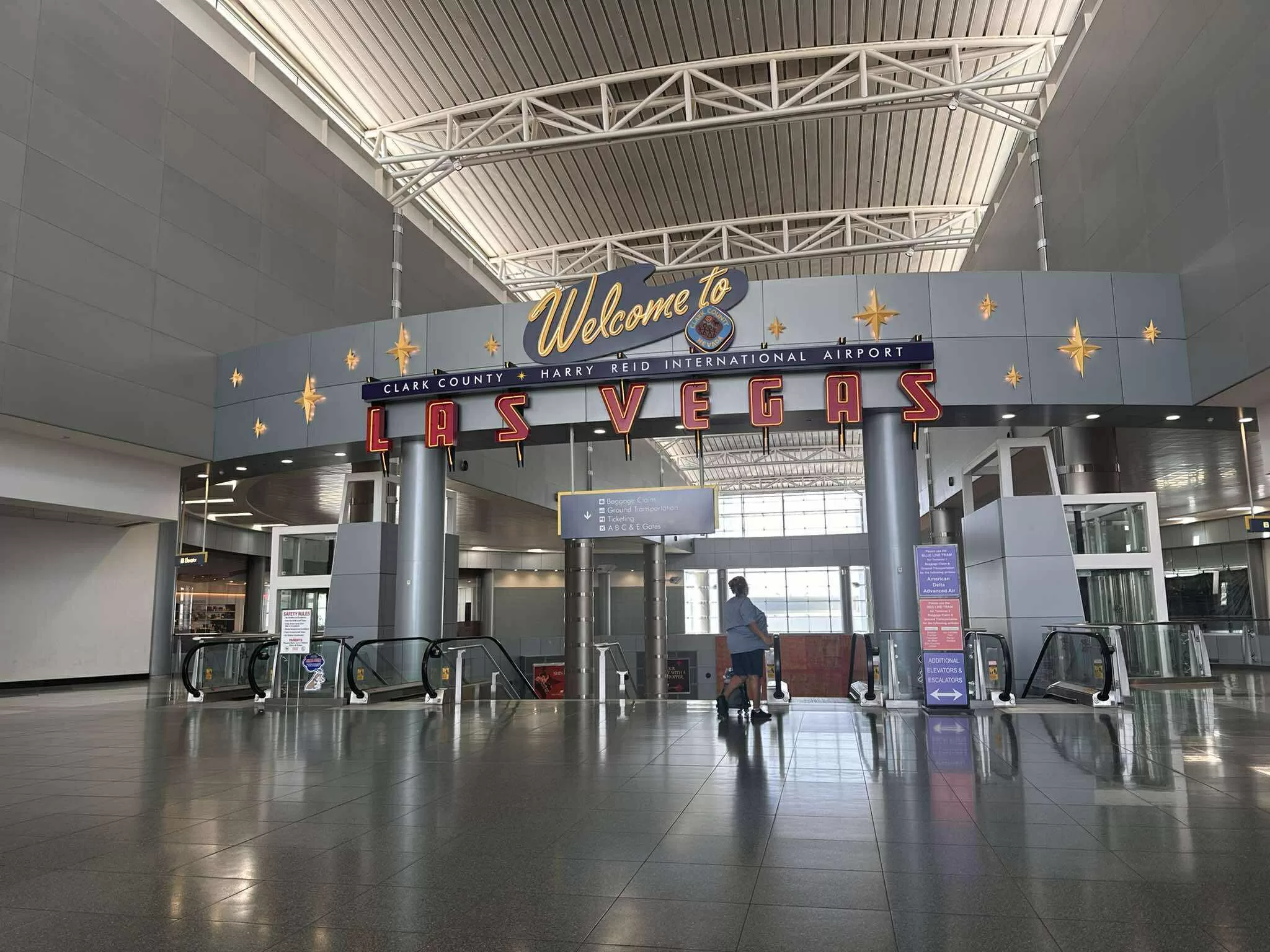 Aeropuerto de la ciudad en Nevada