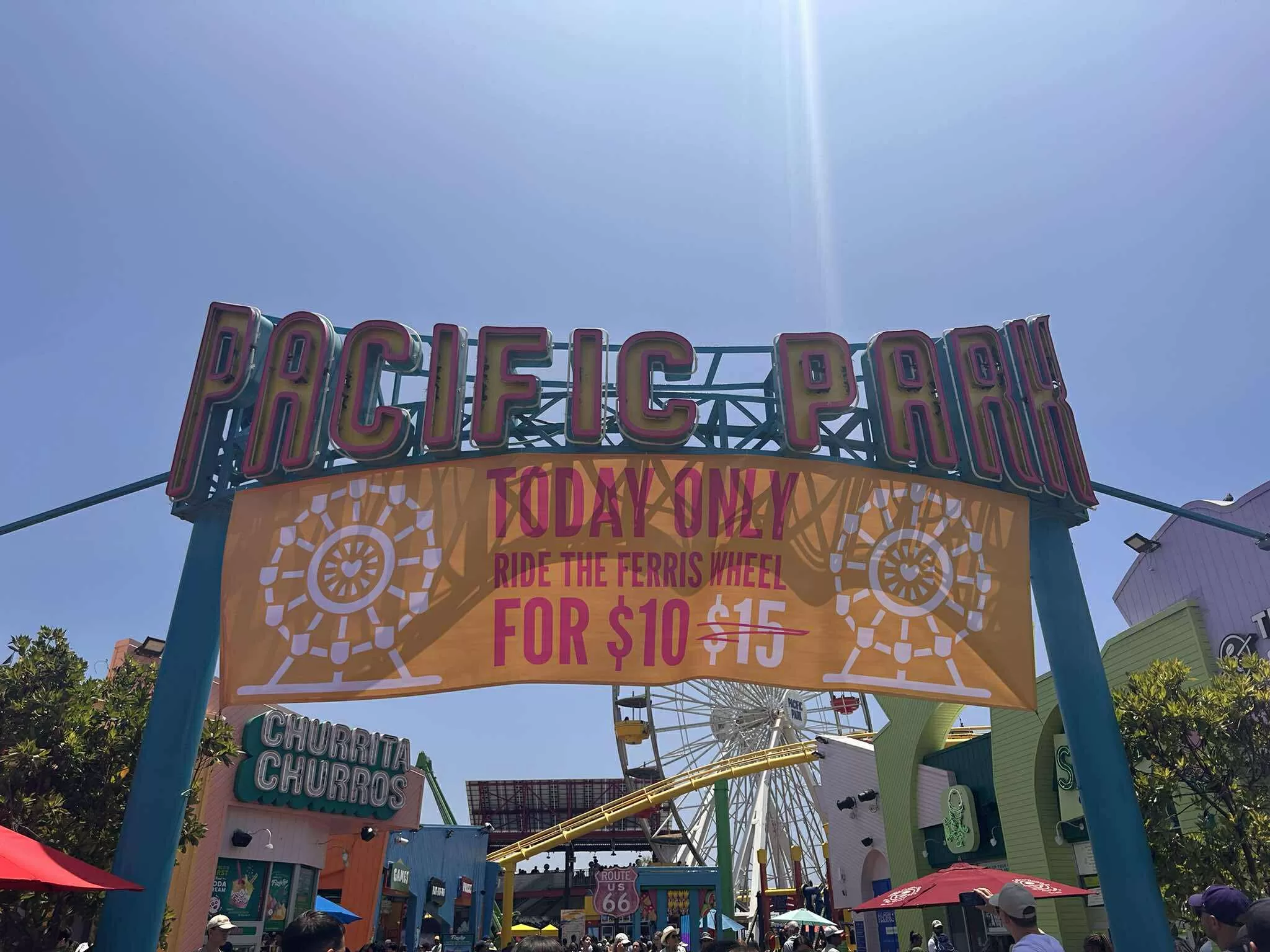Pacific Park en Santa Mónica California
