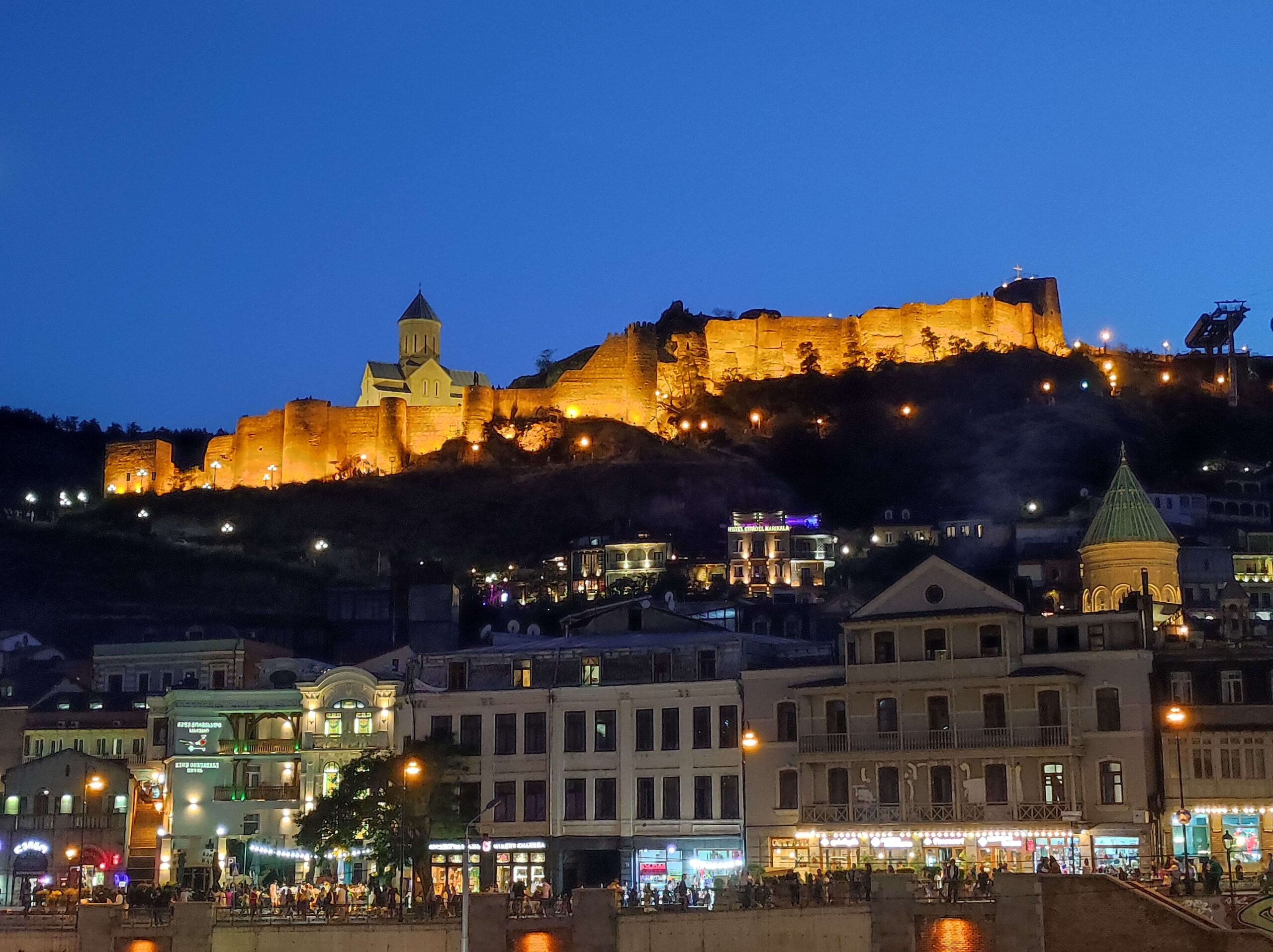 Fortaleza de Narikala en Tiflis (Tbilisi) Georgia
