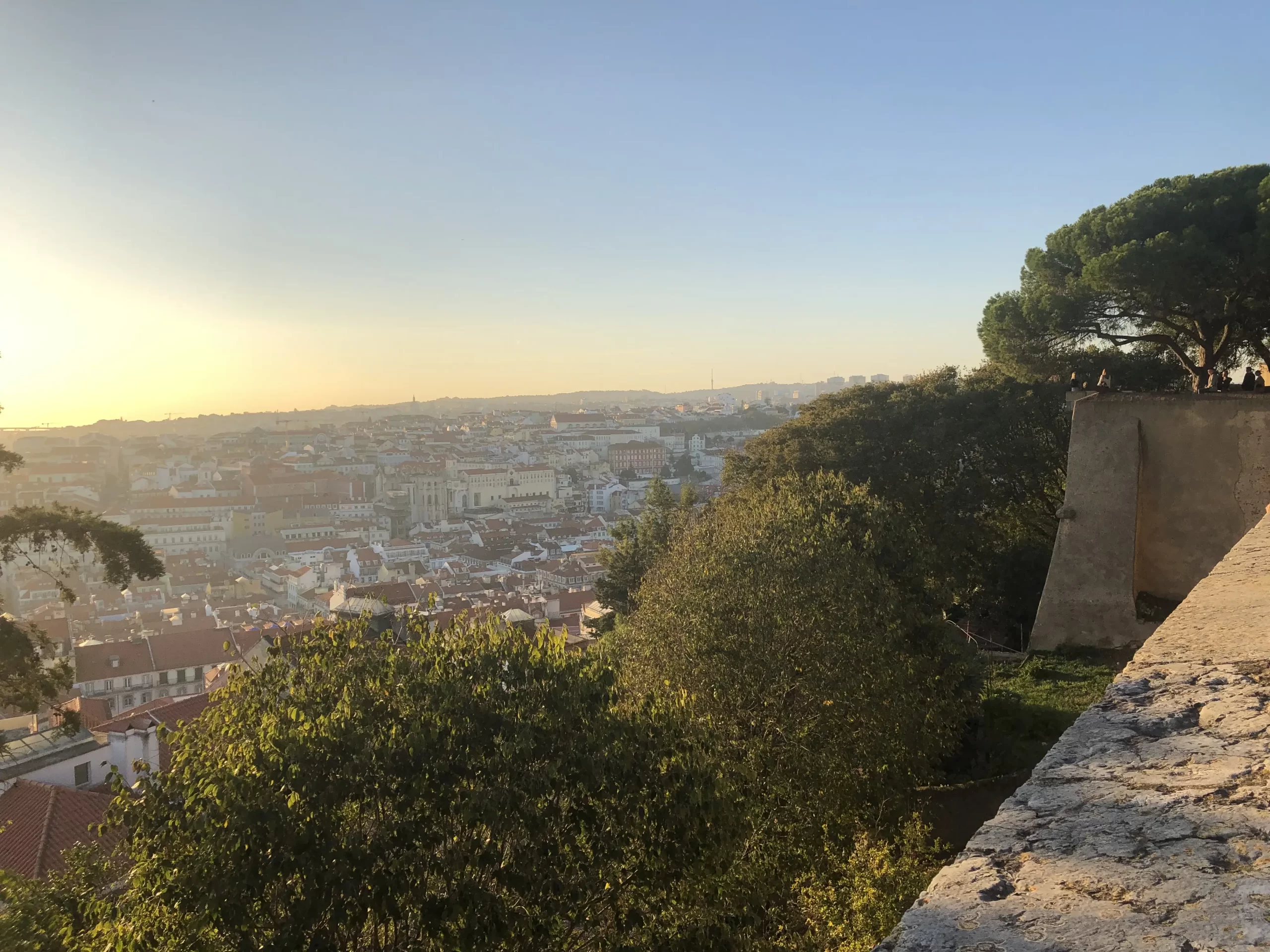 Vistal Panorámicas al Barrio de Alfama desde el Castillo San jorge