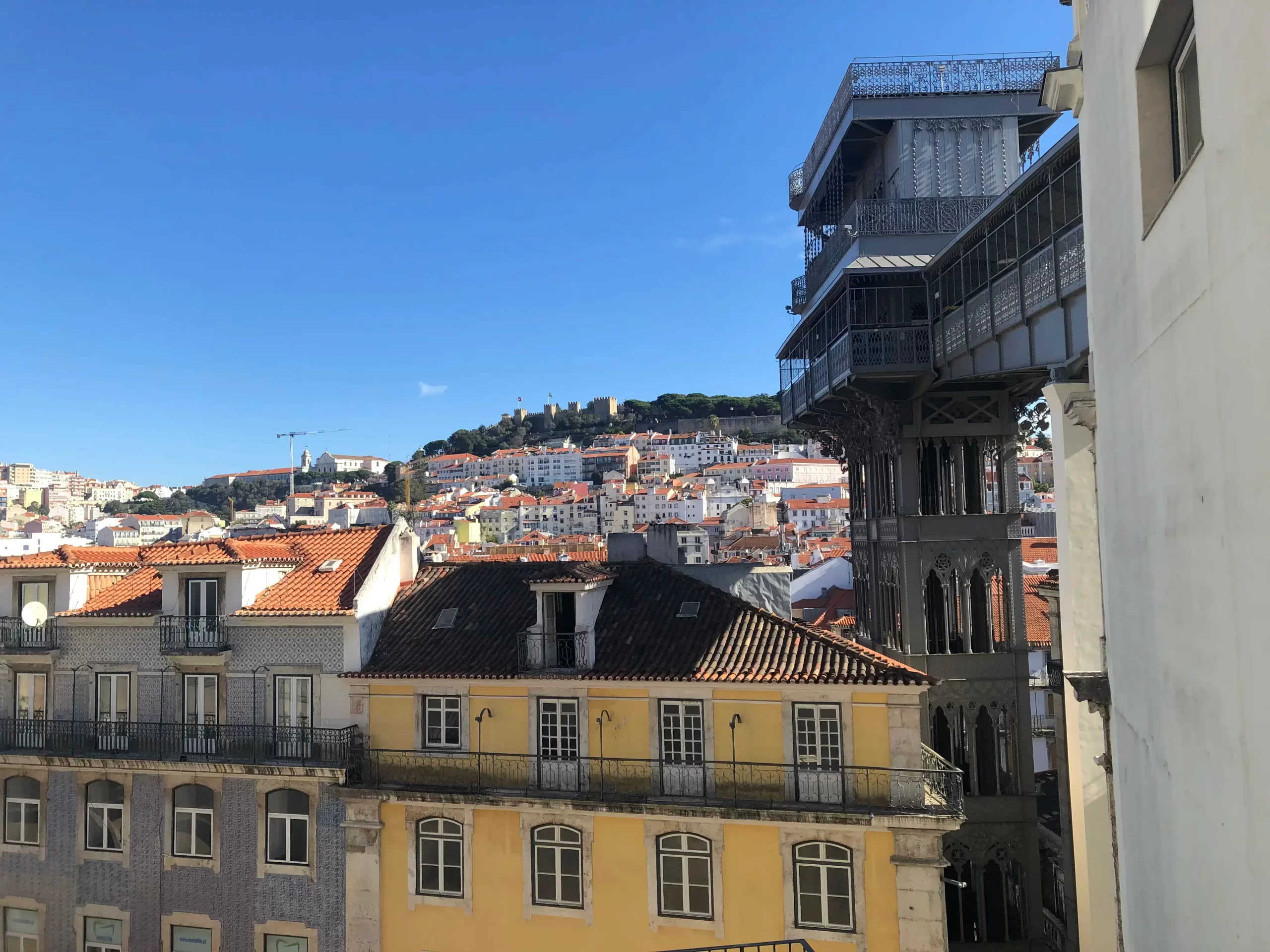 Elevador de Santa Justa en Lisboa