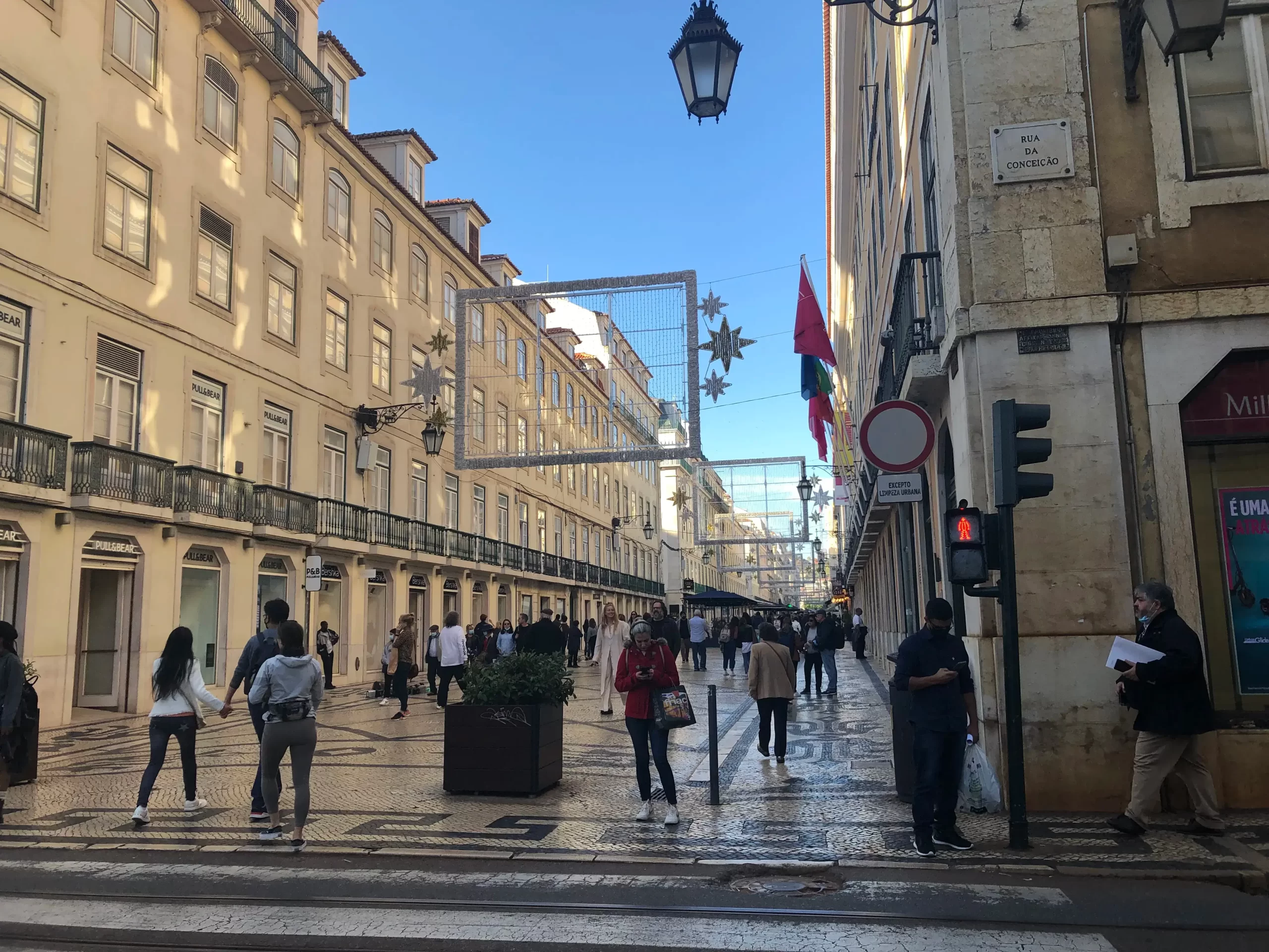 Rua Augusta en Lisboa