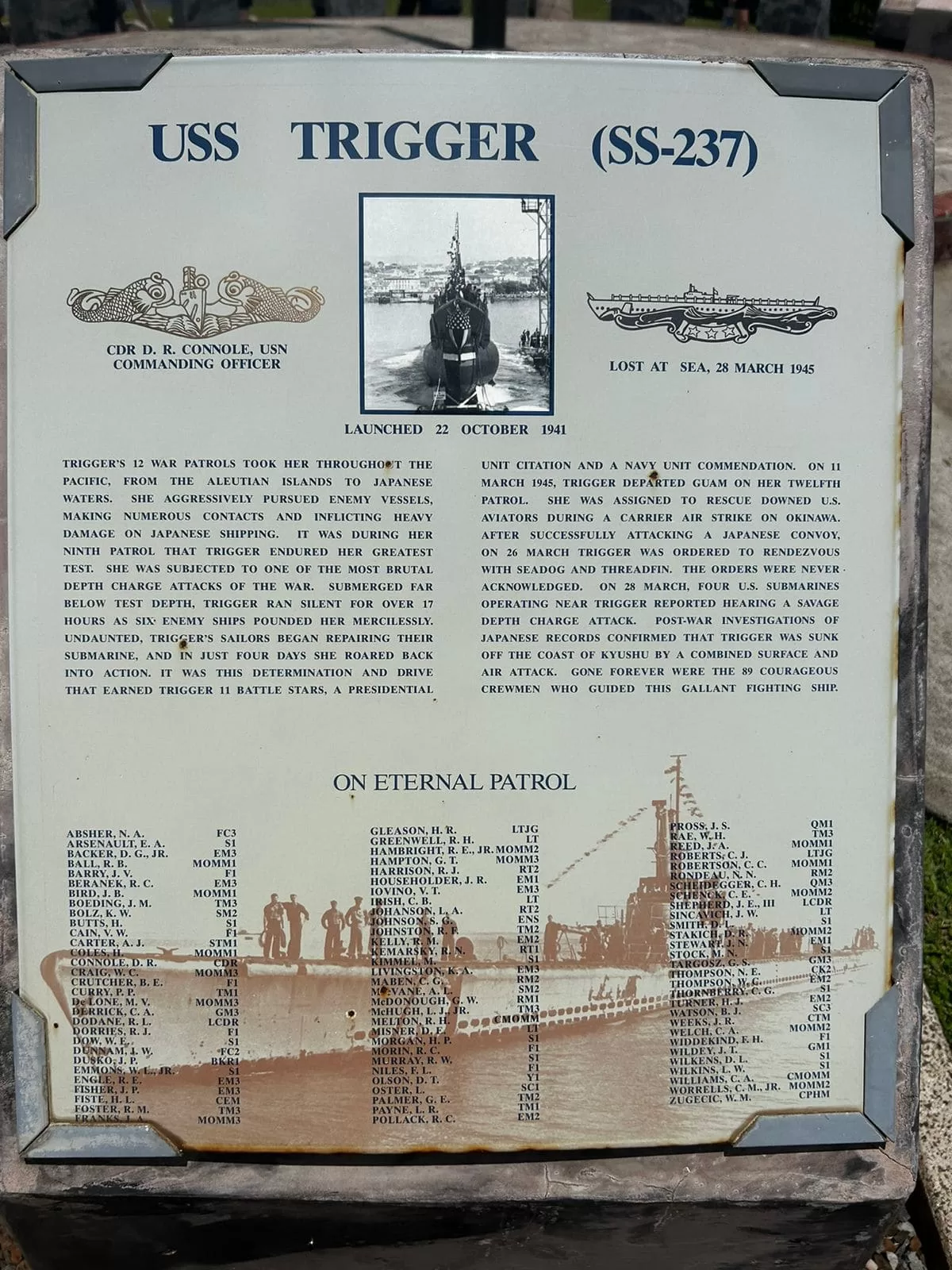USS Trigger en Hawái
