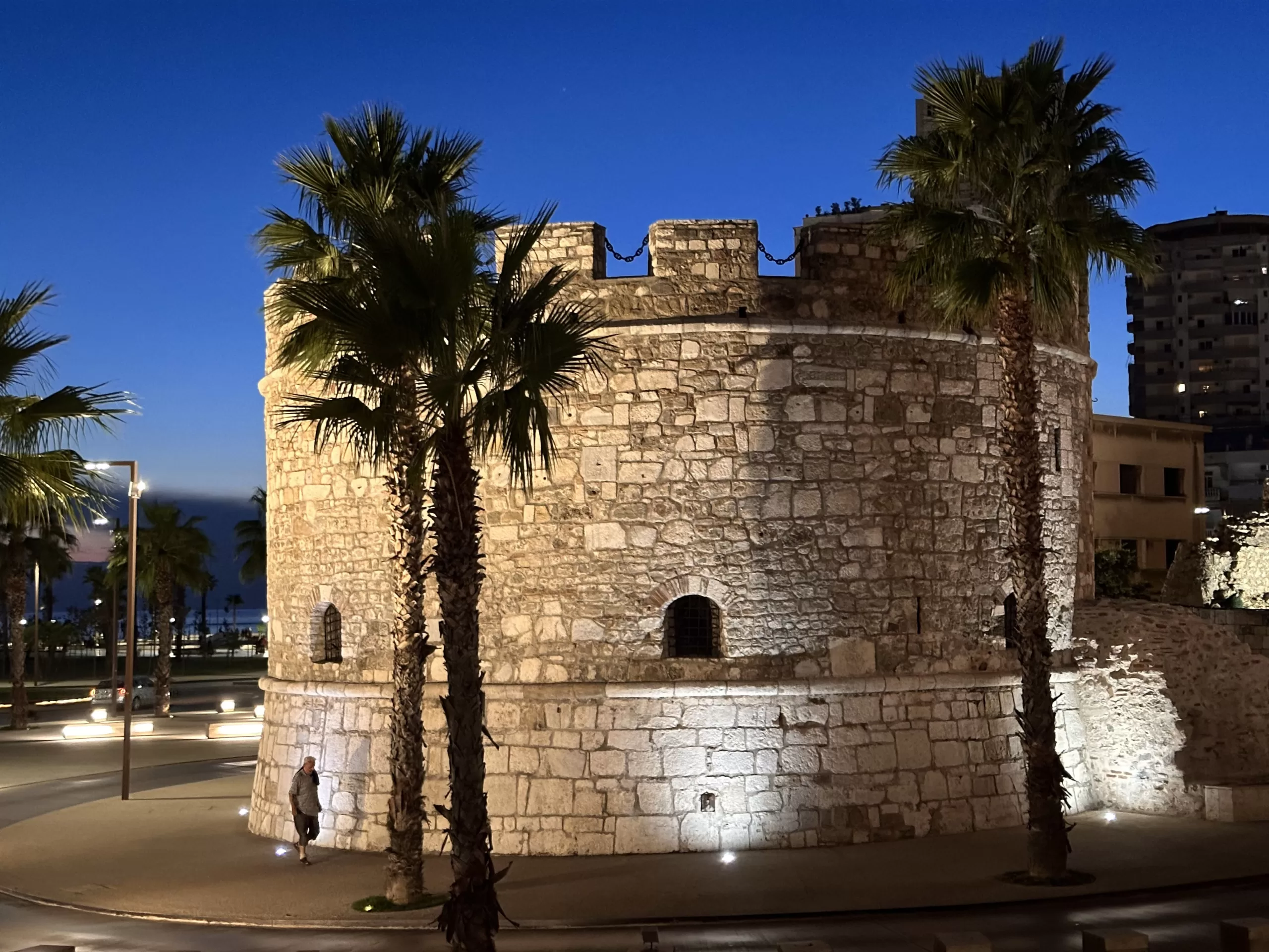 Castillo de la ciudad de Durres en Albania