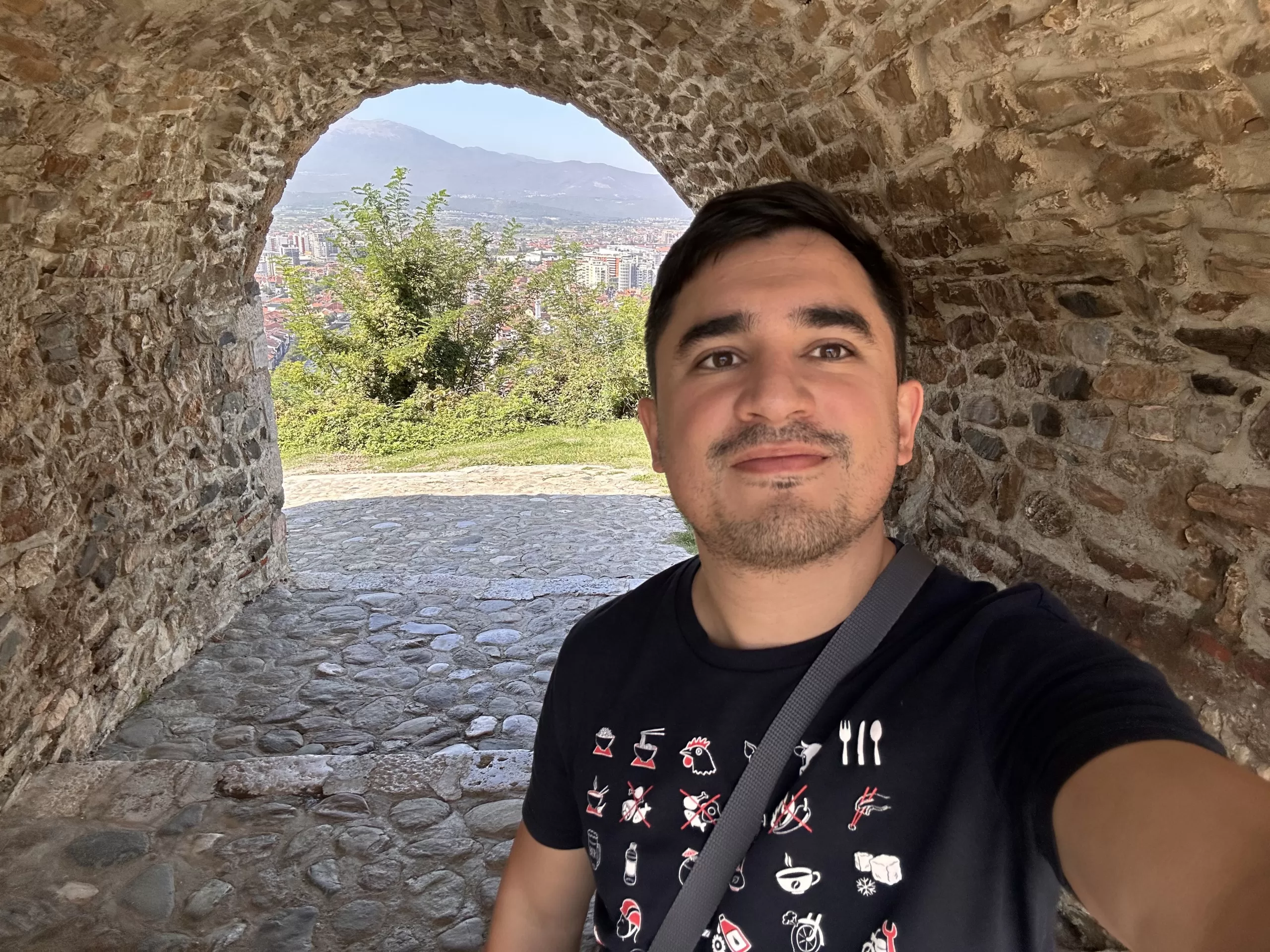 Entrar a la fortaleza en Kosovo