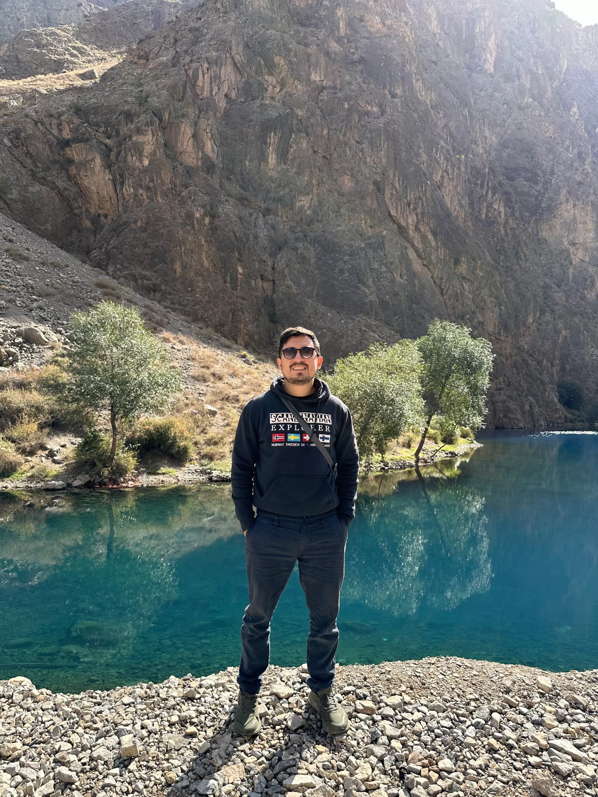 Lago Mijgon en Tayikistán