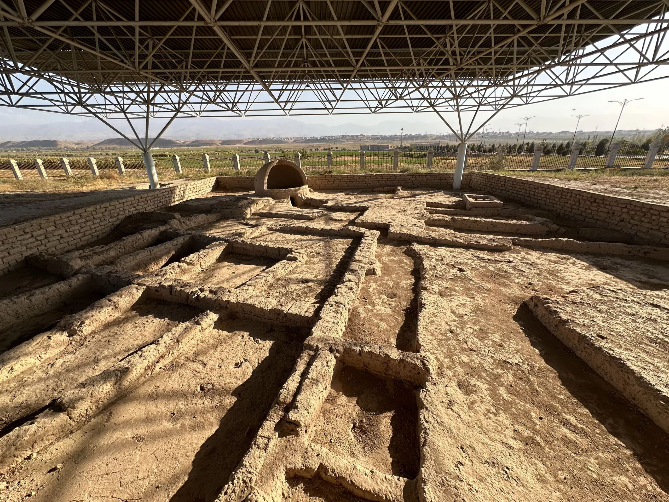 Sarazm Necropolis and ruins in Tajikistan