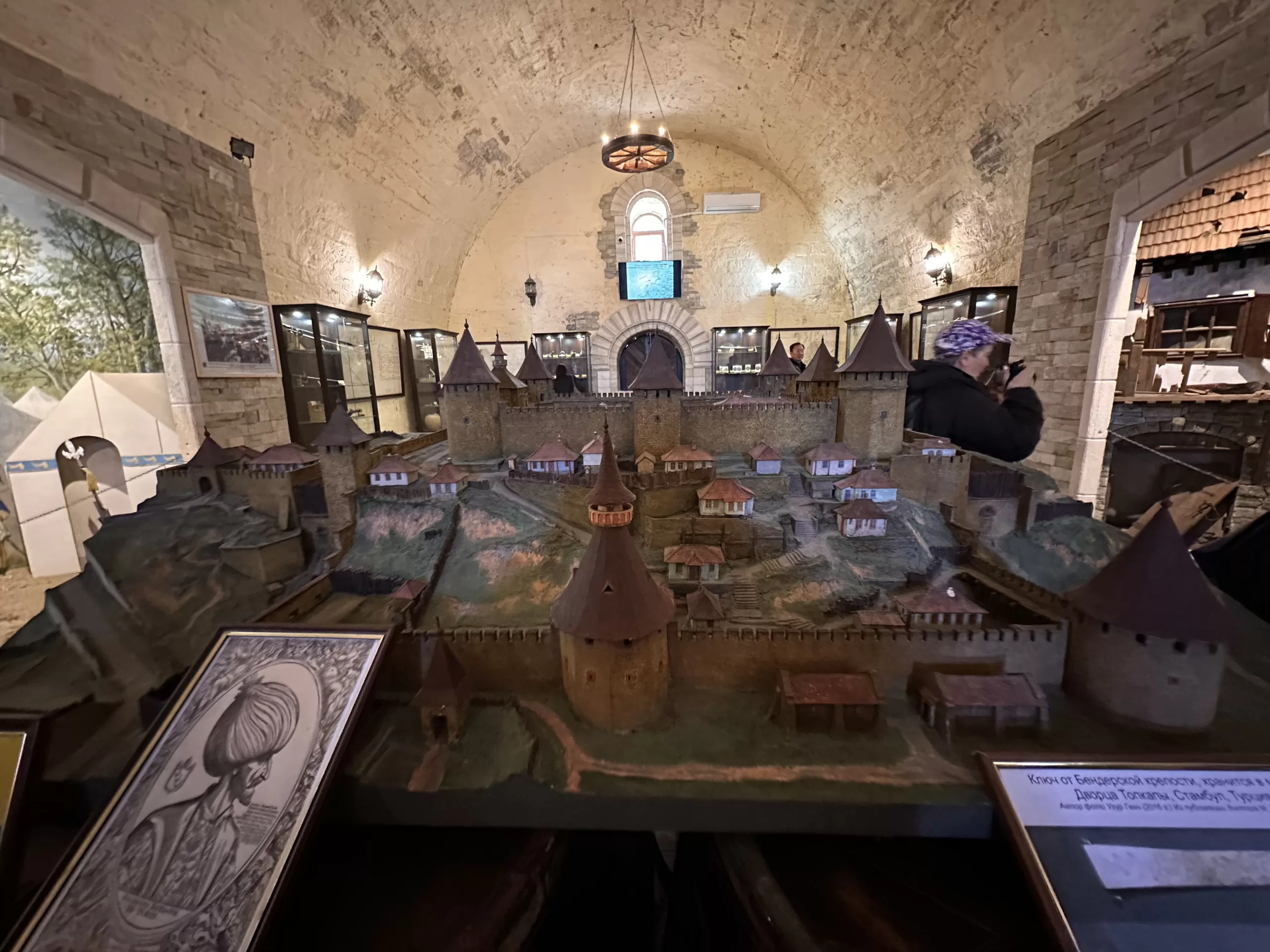Maqueta a escala de la fortaleza