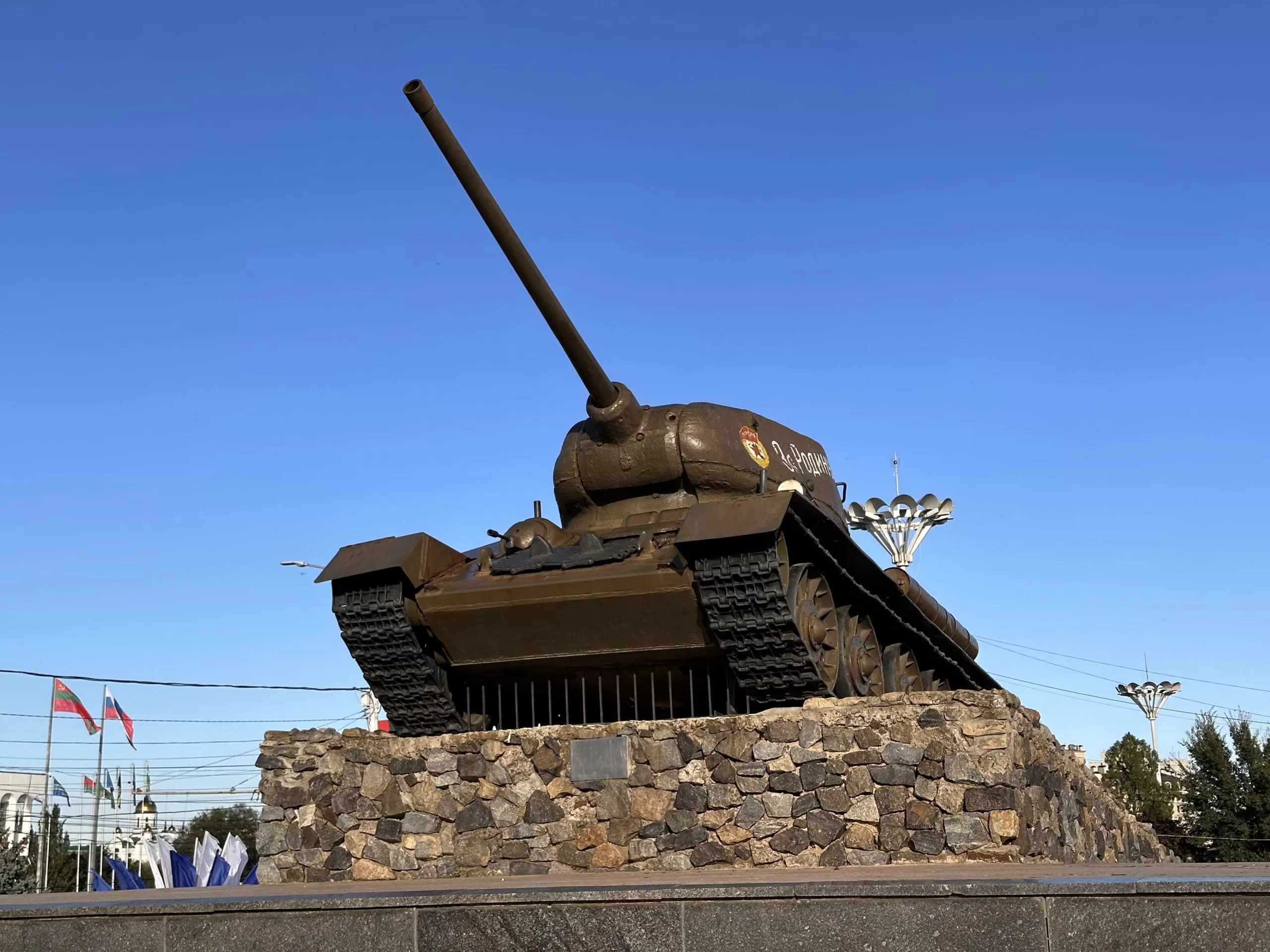 Monumento del Tanque de la Victoria en Tiraspol