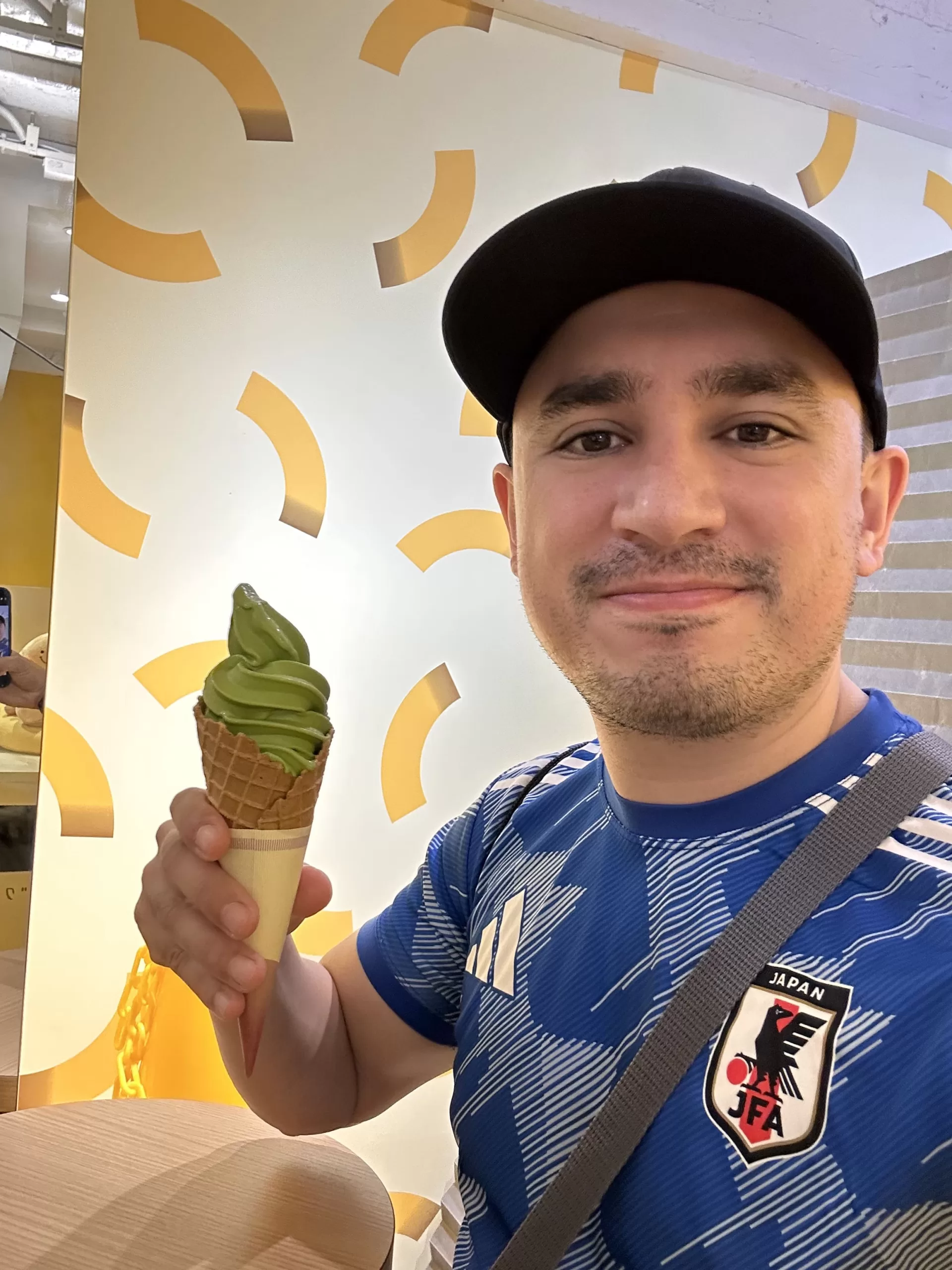 Probando el Helado de Matcha en Japón