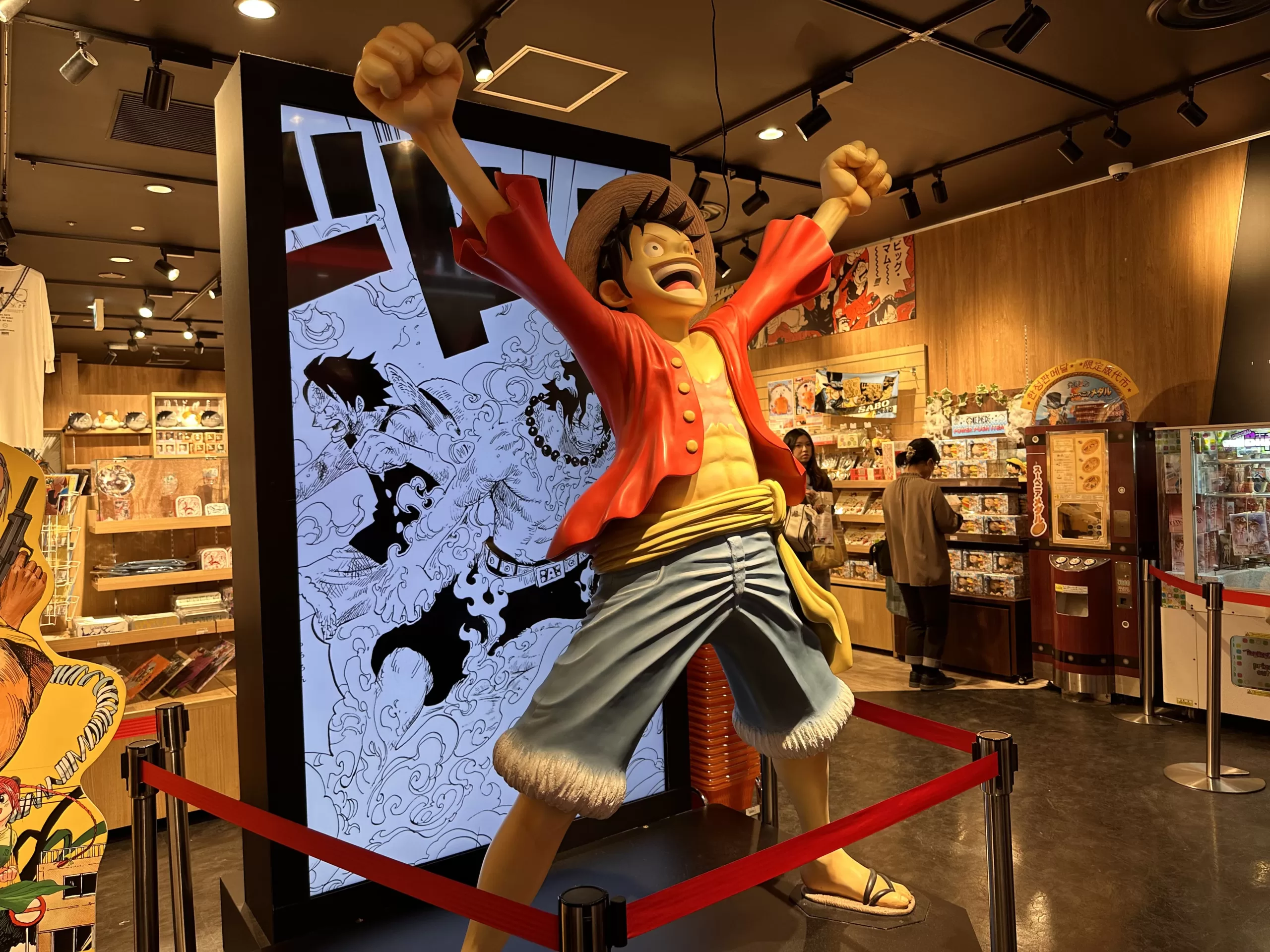 Estatua de Fluffy en Tokio One Piece
