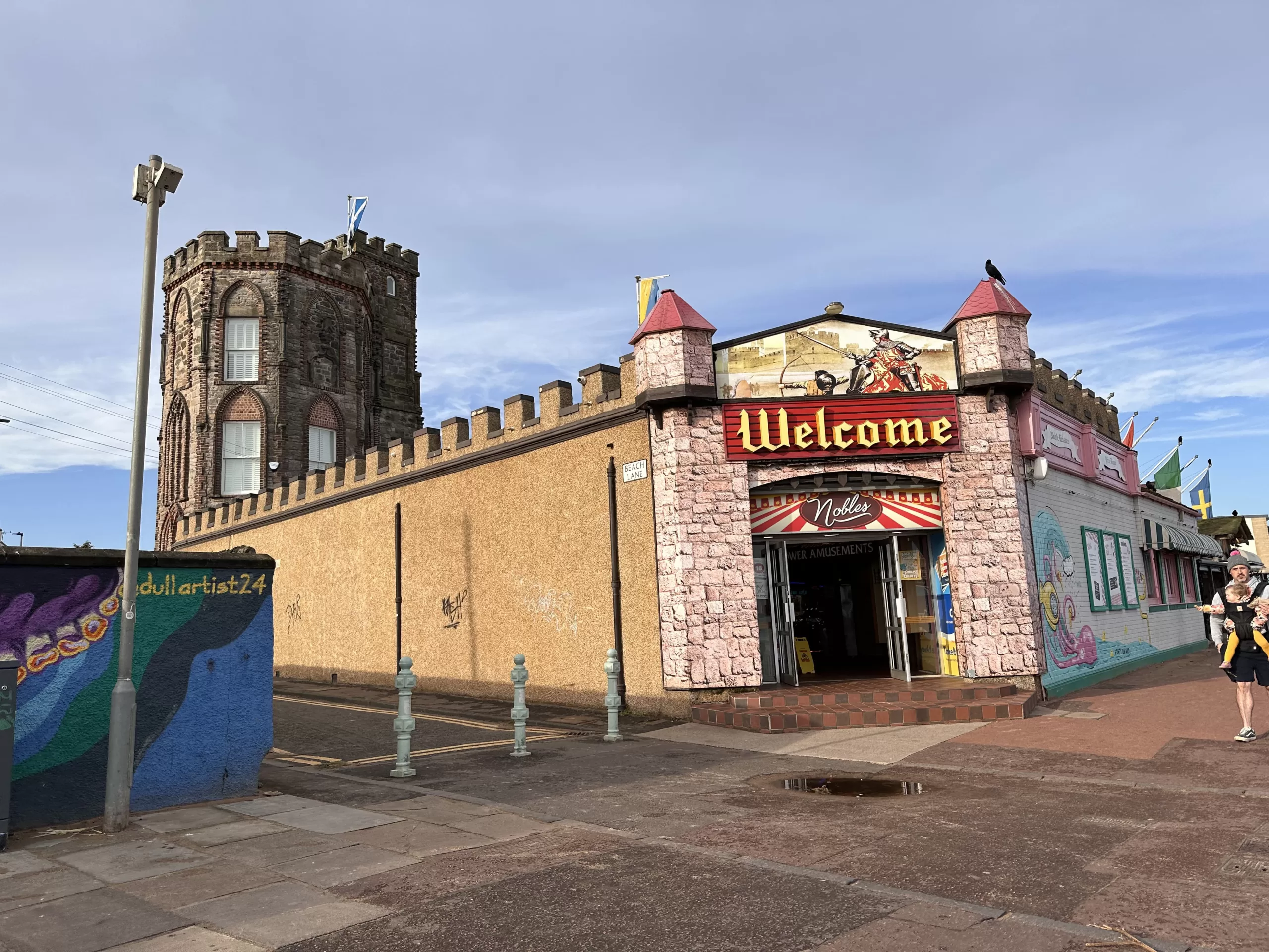 Mercado en Portobello en Edimburgo